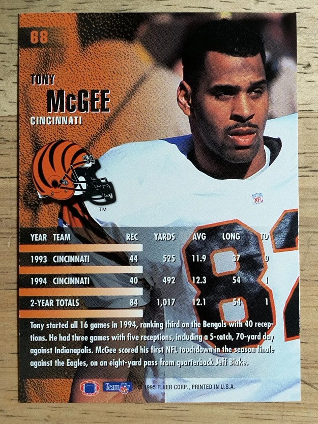 1995 Fleer #68 Tony McGee