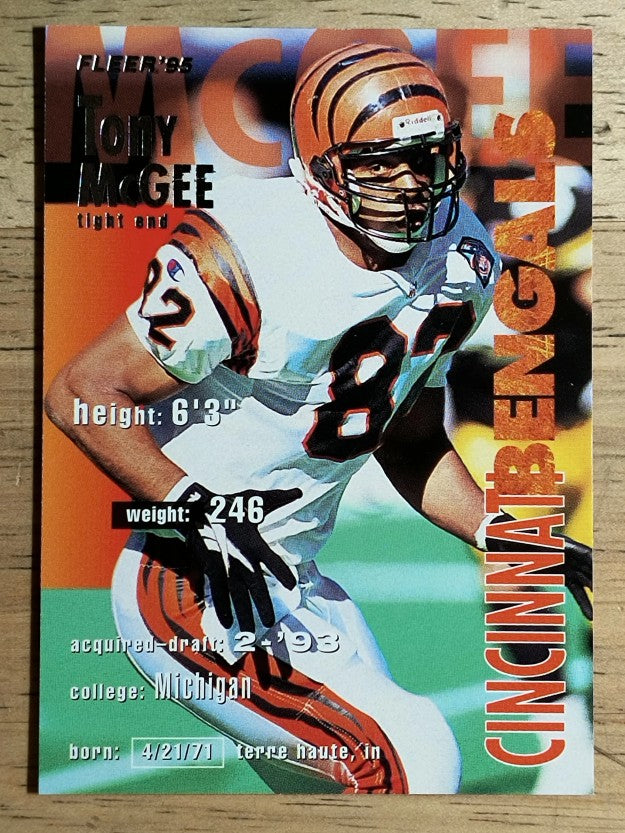1995 Fleer #68 Tony McGee
