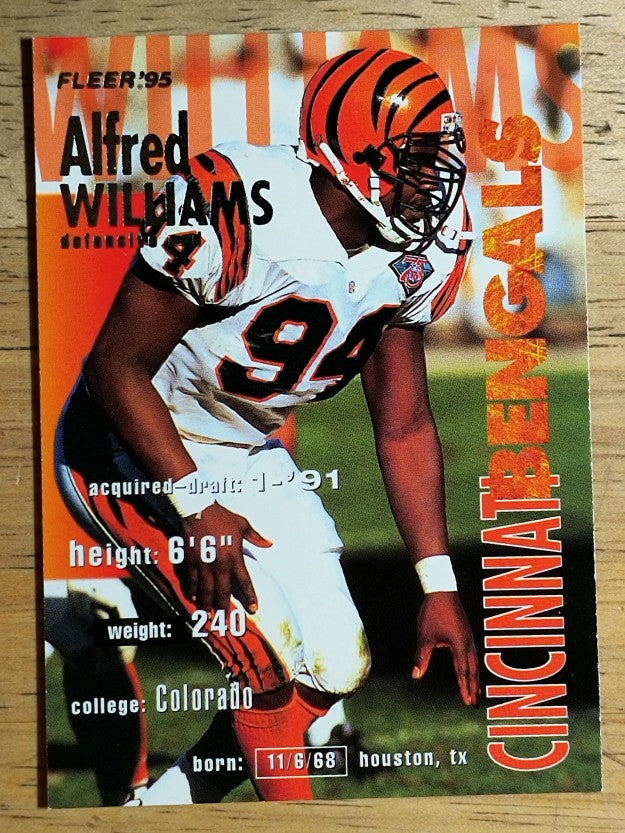 1995 Fleer #73 Alfred Williams