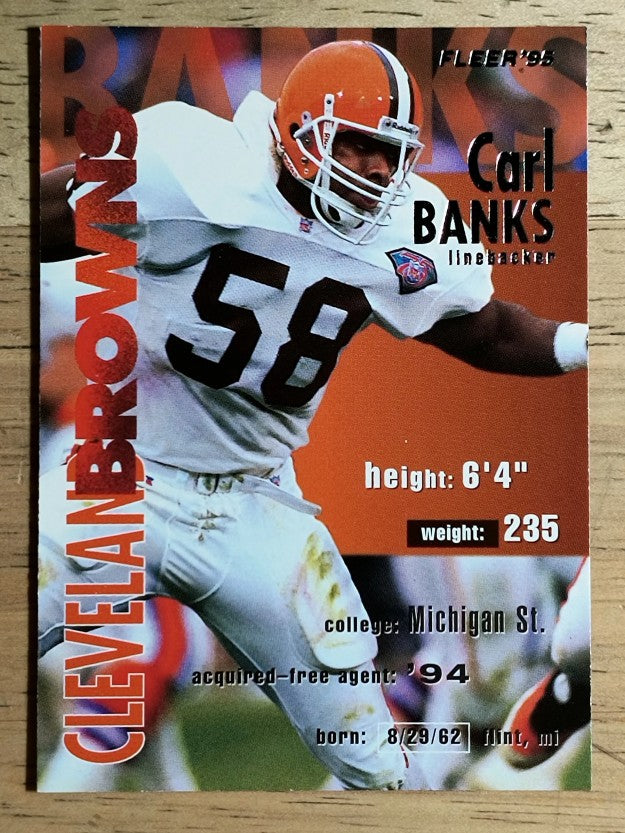 1995 Fleer #77 Carl Banks