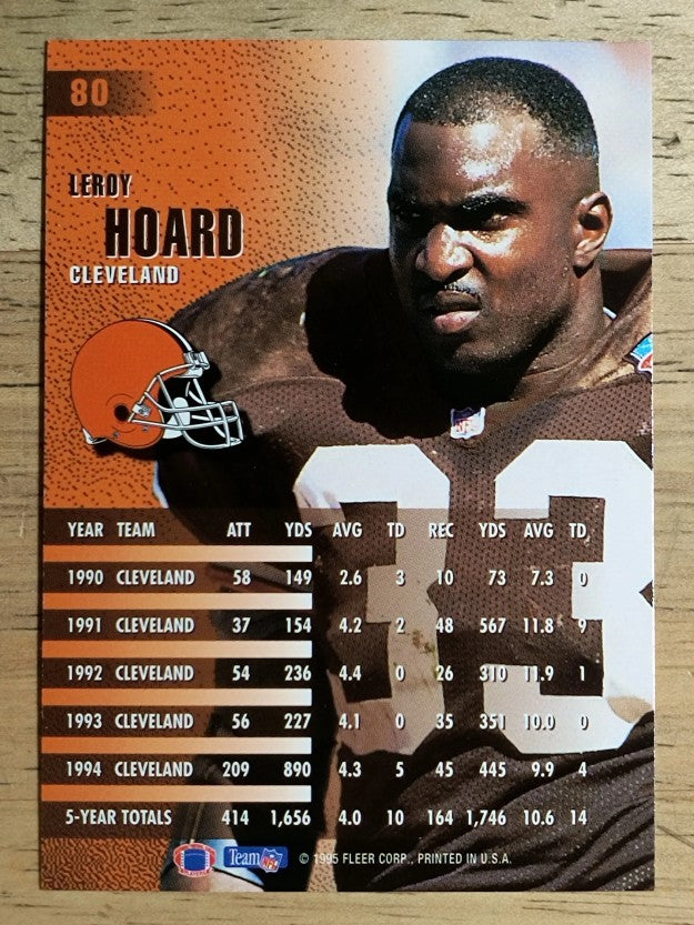 1995 Fleer #80 Leroy Hoard