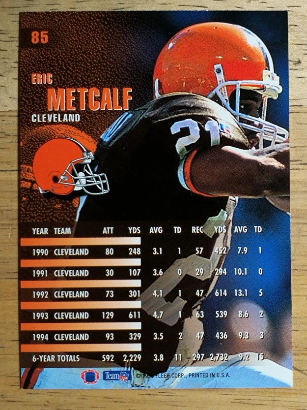 1995 Fleer #85 Eric Metcalf