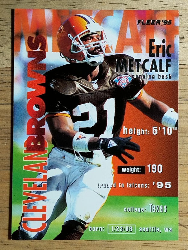 1995 Fleer #85 Eric Metcalf
