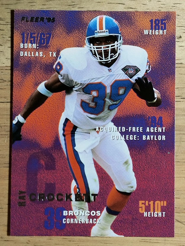 1995 Fleer #107 Ray Crockett