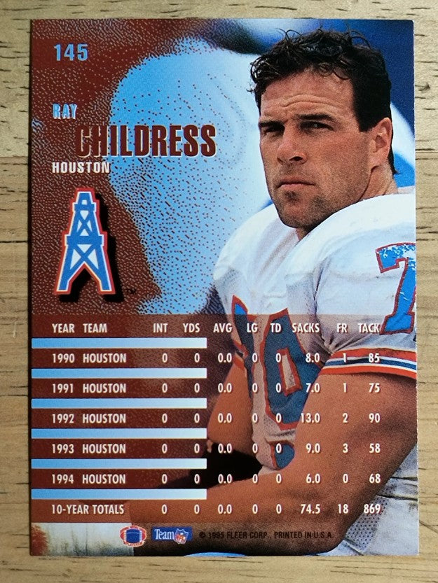 1995 Fleer #145 Ray Childress