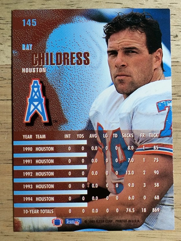 1995 Fleer #145 Ray Childress