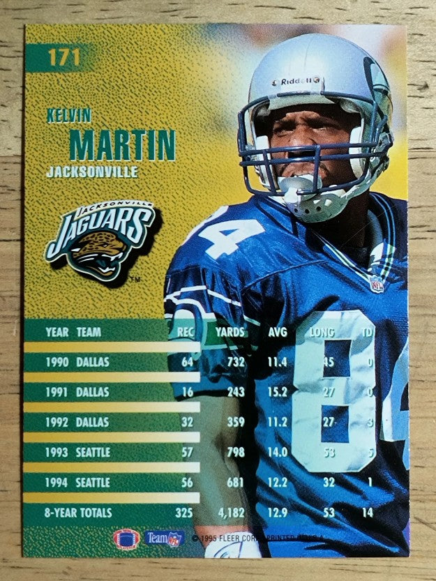 1995 Fleer #171 Kelvin Martin