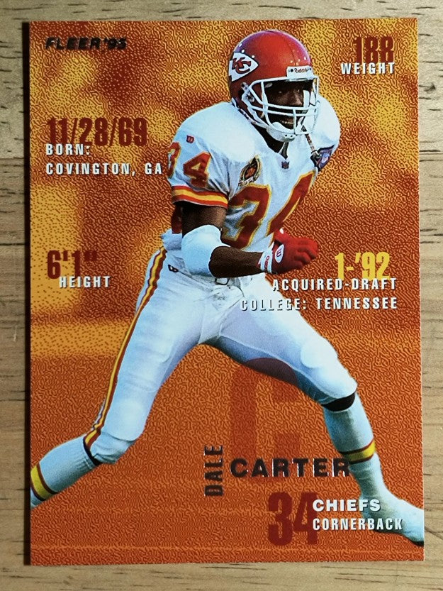 1995 Fleer #177 Dale Carter