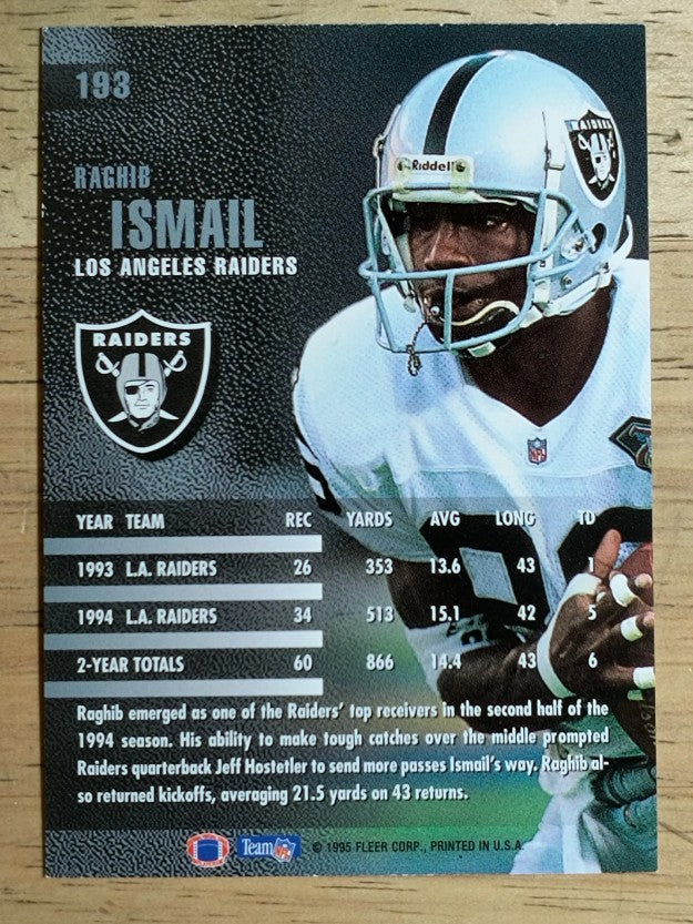 1995 Fleer #193 Rocket Ismail