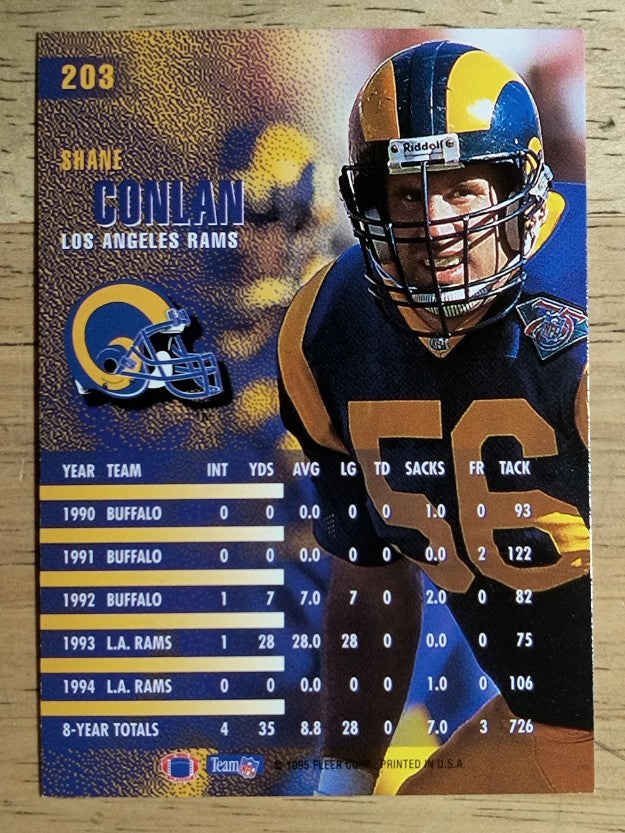 1995 Fleer #203 Shane Conlan