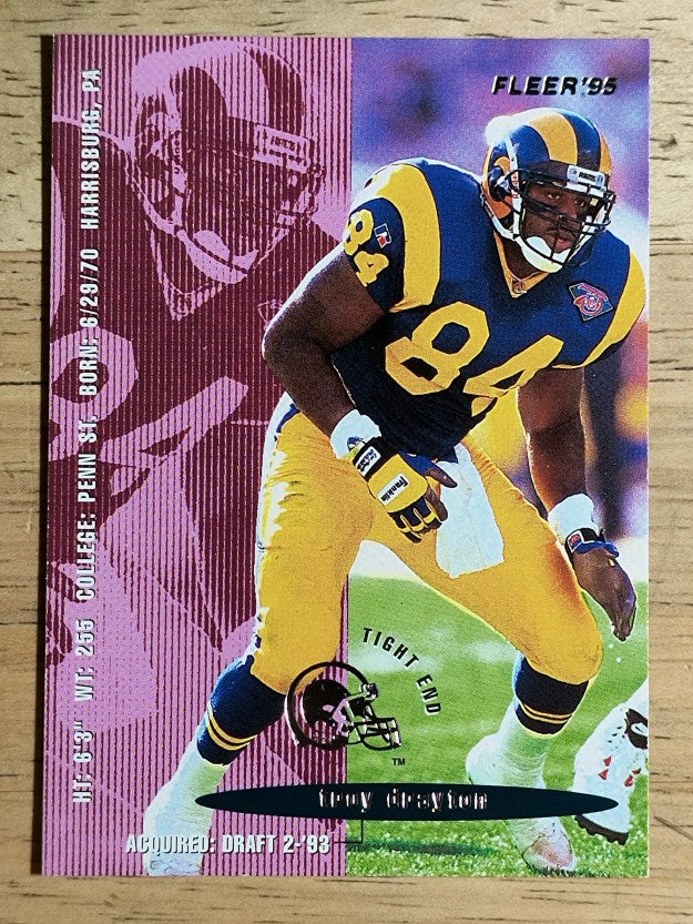 1995 Fleer #204 Troy Drayton