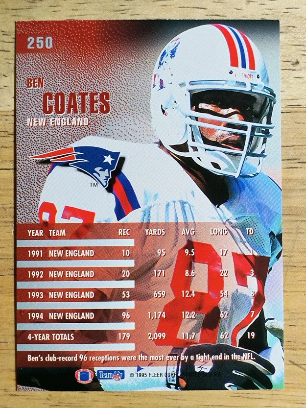 1995 Fleer #250 Ben Coates