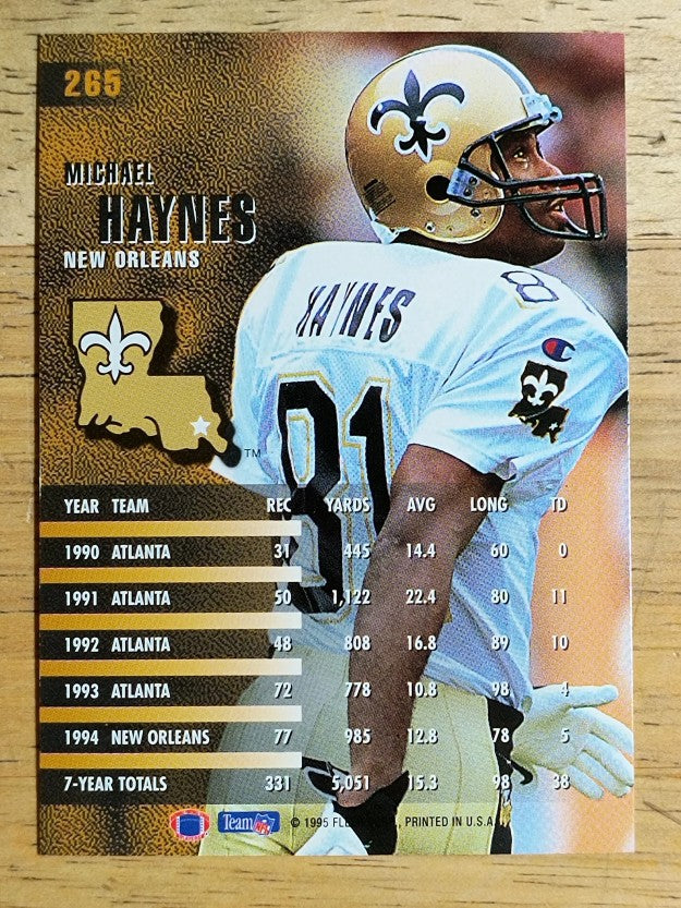 1995 Fleer #265 Michael Haynes