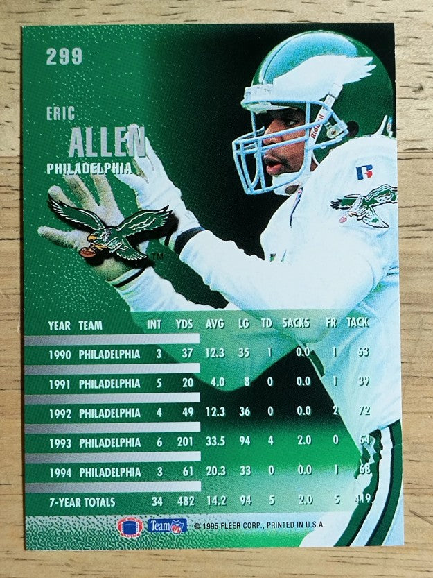 1995 Fleer #299 Eric Allen