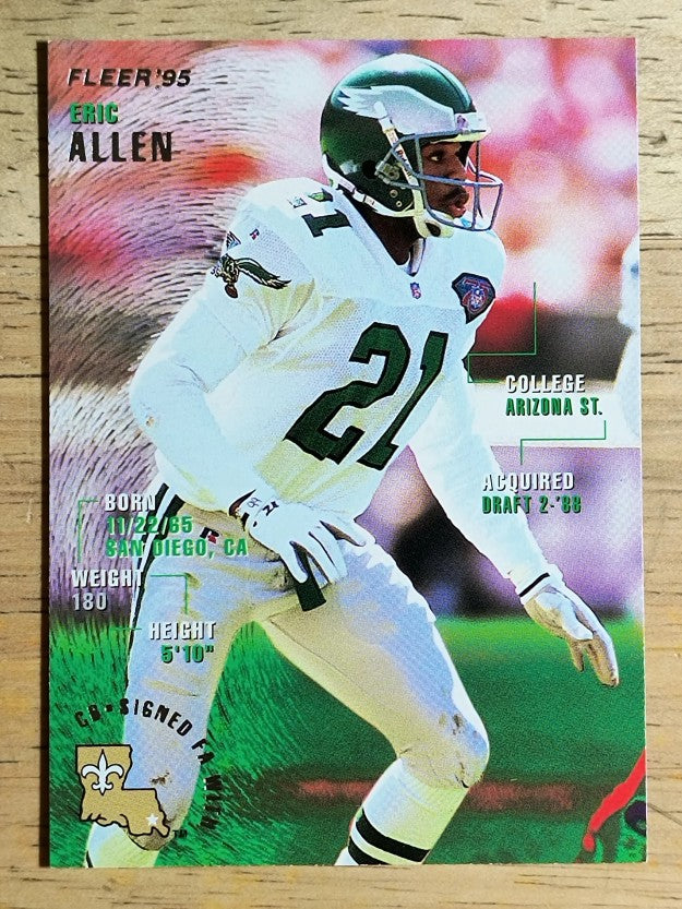 1995 Fleer #299 Eric Allen