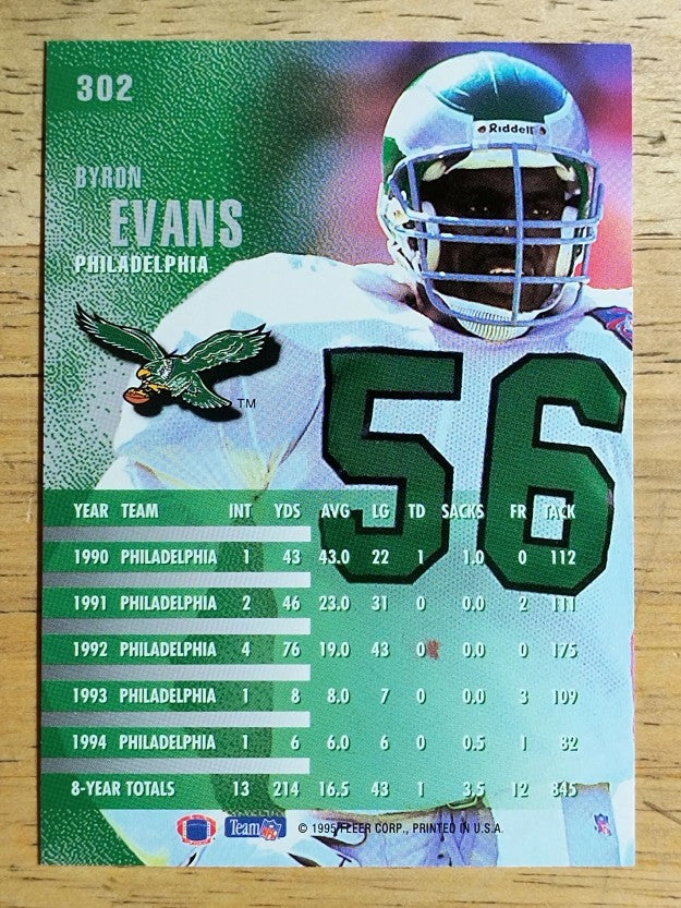 1995 Fleer #302 Byron Evans