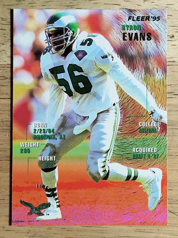 1995 Fleer #302 Byron Evans