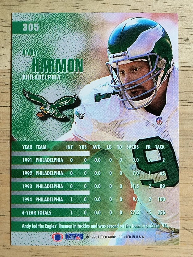 1995 Fleer #305 Andy Harmon