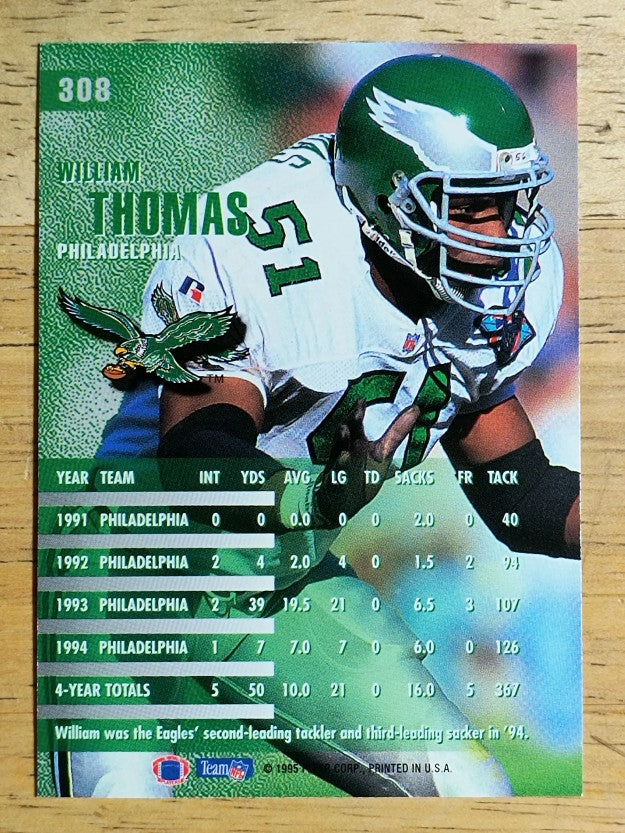 1995 Fleer #308 William Thomas