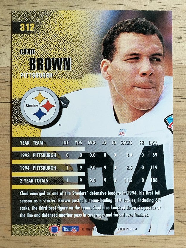 1995 Fleer #312 Chad Brown