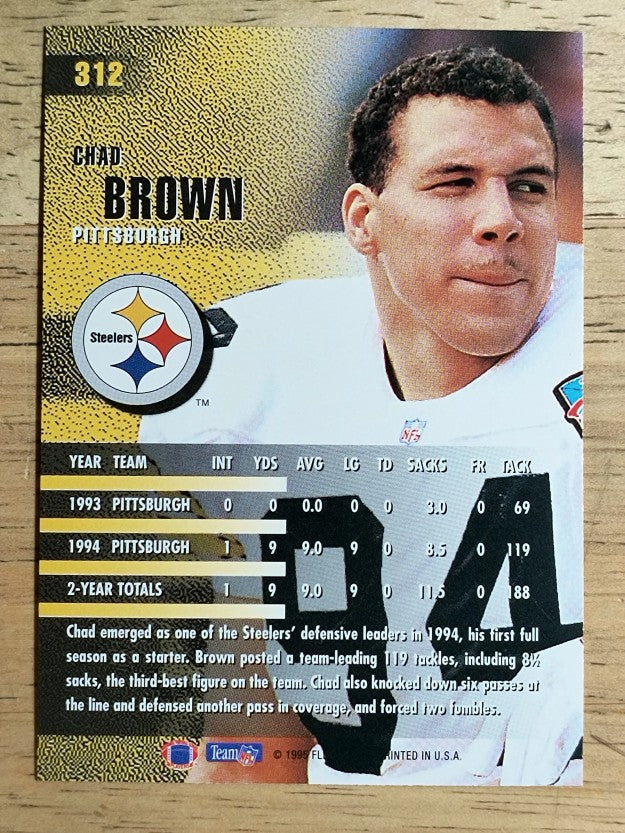 1995 Fleer #312 Chad Brown