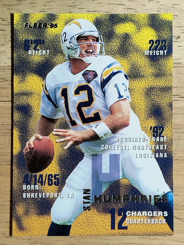 1995 Fleer #331 Stan Humphries