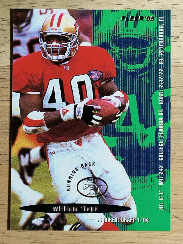 1995 Fleer #341 William Floyd