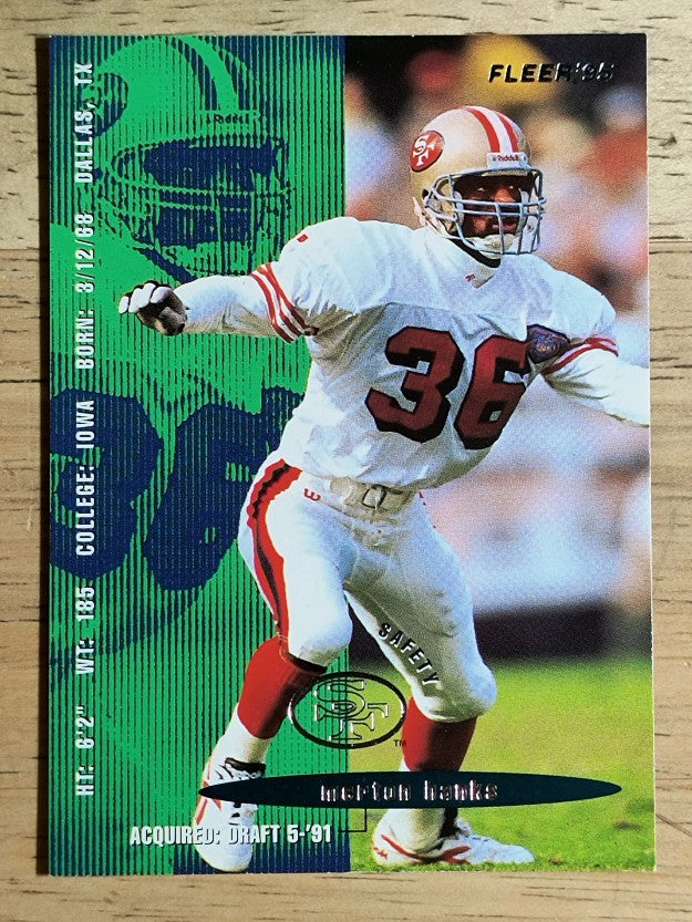1995 Fleer #342 Merton Hanks