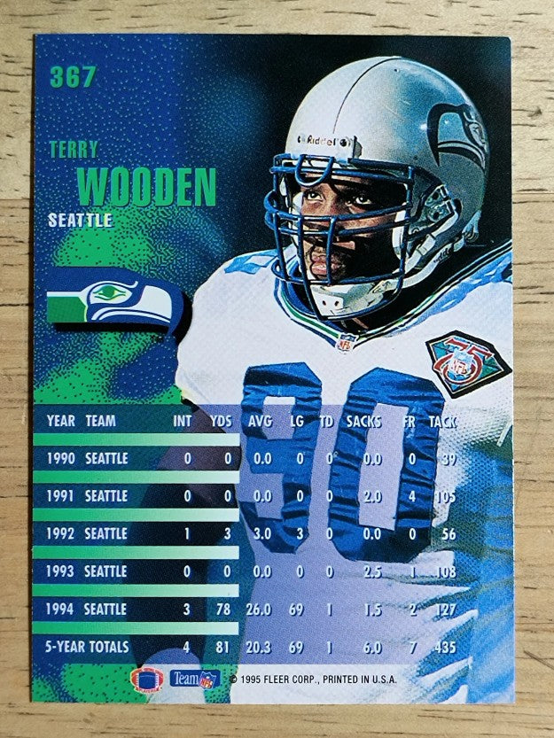 1995 Fleer #367 Terry Wooden