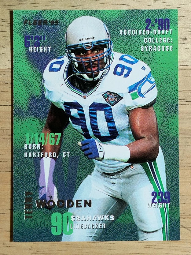 1995 Fleer #367 Terry Wooden