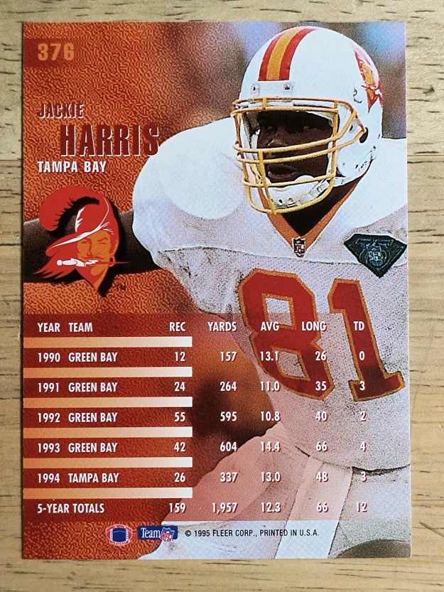 1995 Fleer #376 Jackie Harris