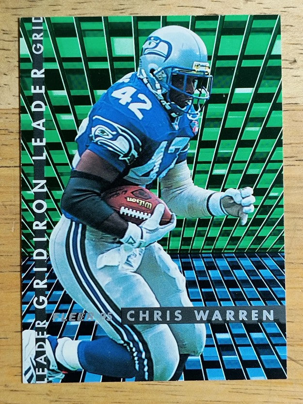 1995 Fleer Gridiron Leaders #9 Chris Warren