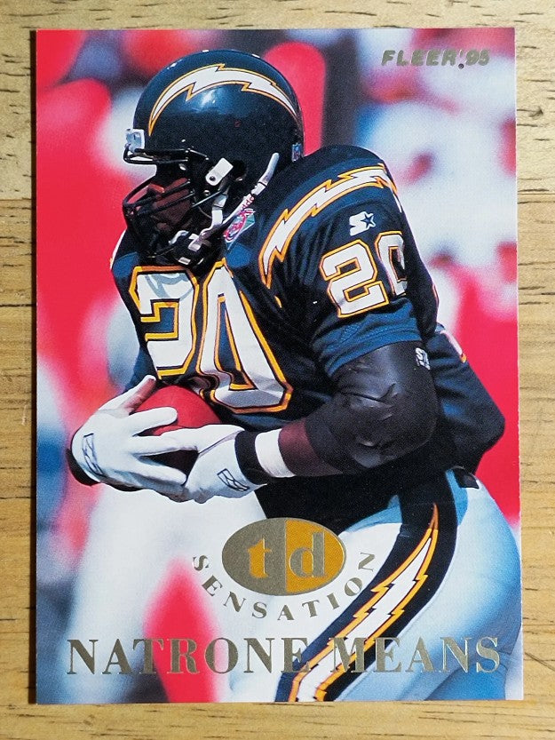 1995 Fleer TD Sensations #3 Natrone Means