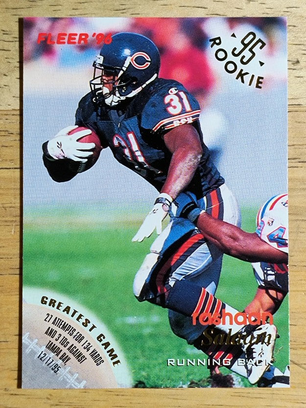 1996 Fleer #26 Rashaan Salaam