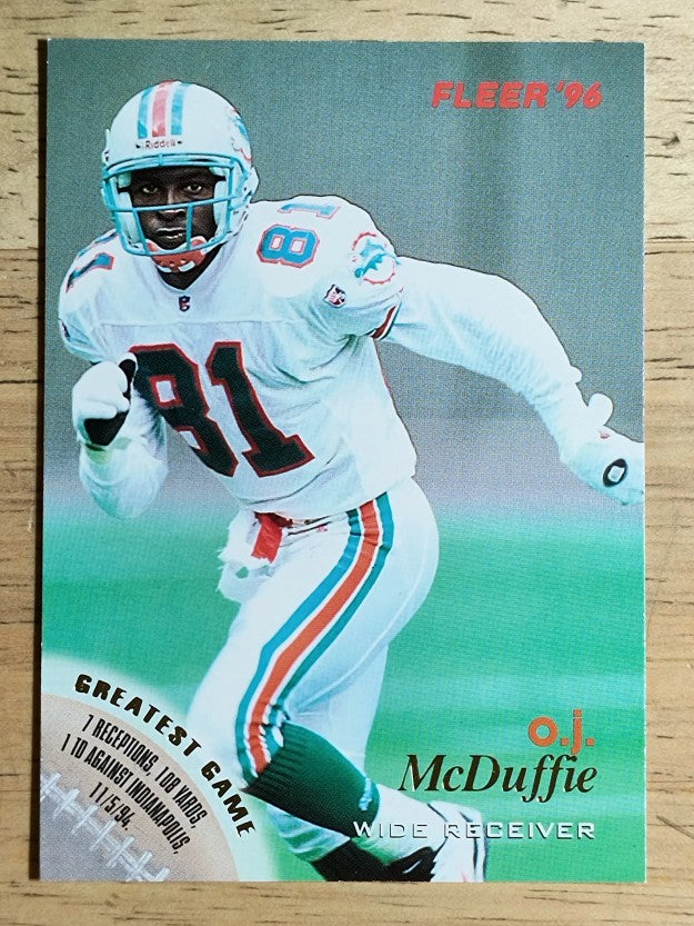 1996 Fleer #74 O.J. McDuffie