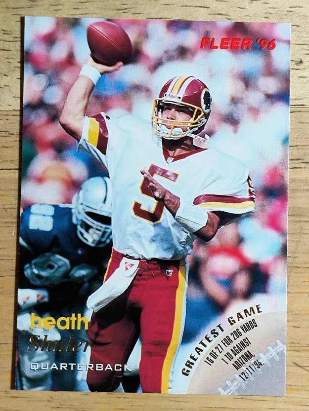 1996 Fleer #139 Heath Shuler