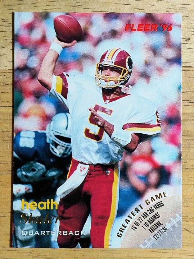 1996 Fleer #139 Heath Shuler