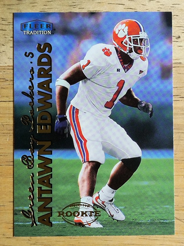 1999 Fleer Tradition #266 Antuan Edwards RC