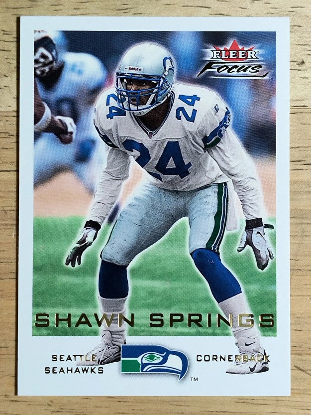 2000 Fleer Focus #41 Shawn Springs