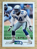 2000 Fleer Focus #41 Shawn Springs