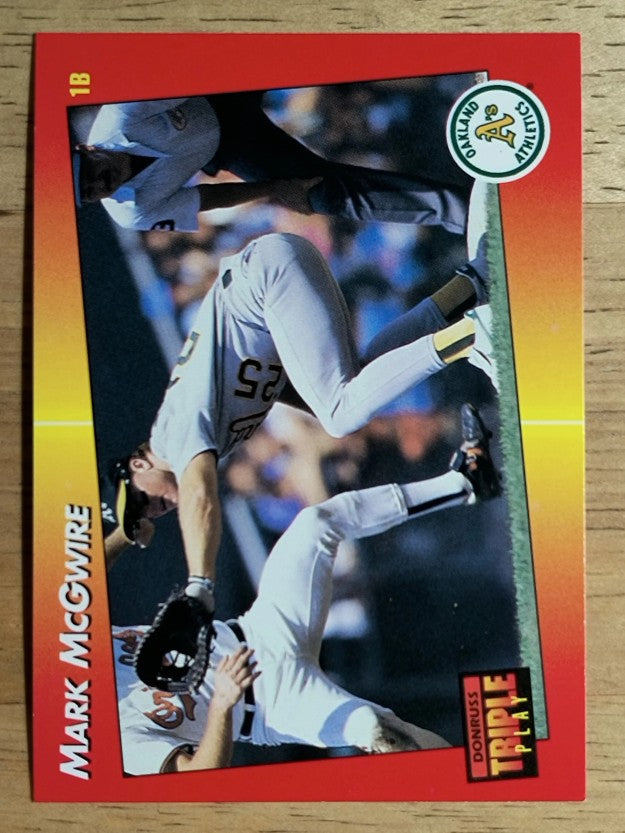 1992 Triple Play #262 Mark McGwire
