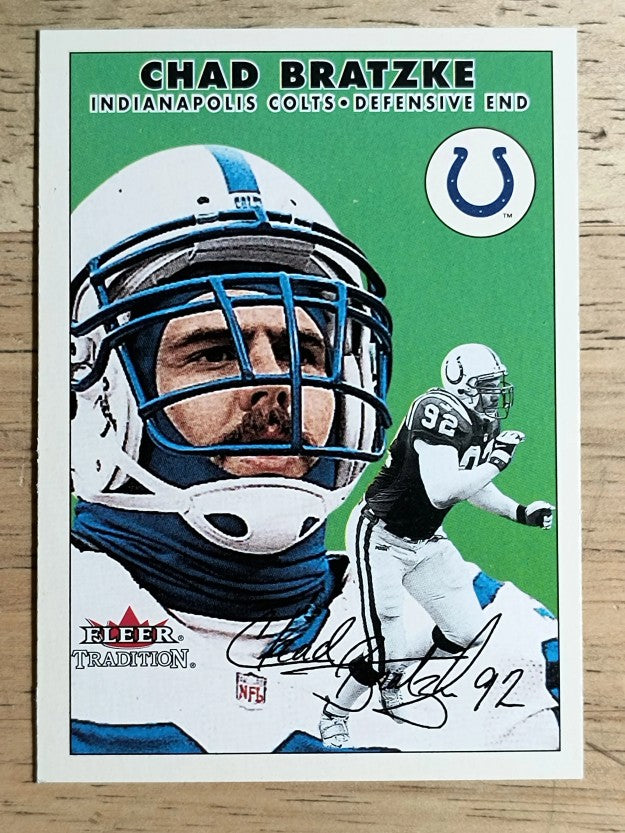 2000 Fleer Tradition #74 Chad Bratzke