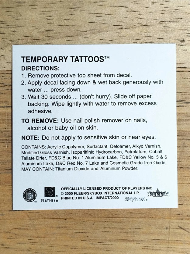 2000 Impact Team Tattoos #4 Broncos