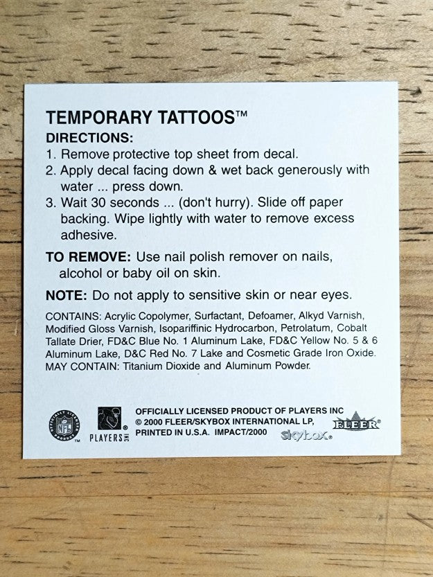 2000 Impact Team Tattoos #19 Lions