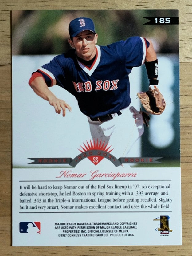 1997 Leaf #185 Nomar Garciaparra