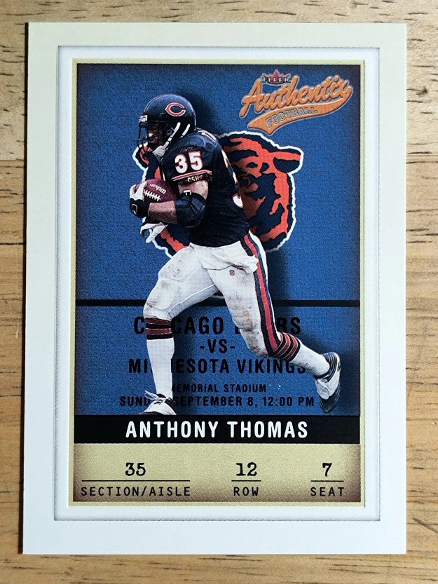 2002 Fleer Authentix #12 Anthony Thomas