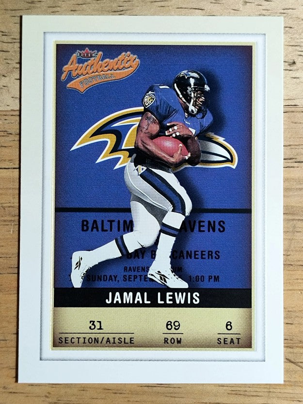 2002 Fleer Authentix #69 Jamal Lewis