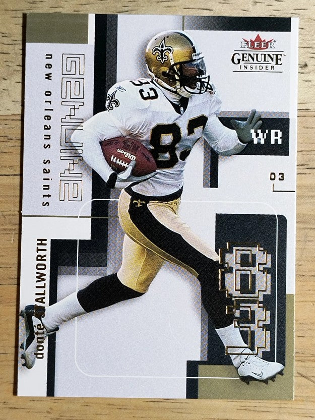 2003 Fleer Genuine Insider #45 Donte Stallworth