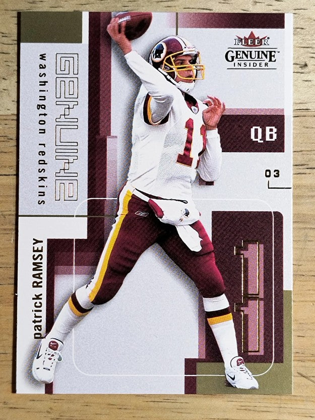 2003 Fleer Genuine Insider #72 Patrick Ramsey
