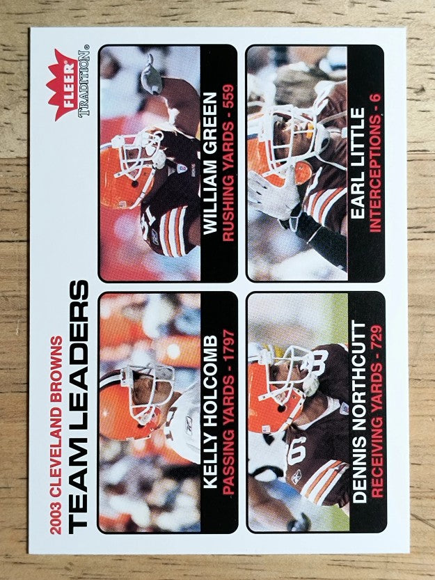 2004 Fleer Tradition #14 Kelly Holcomb TL/William Green/D.Northcutt/Earl Little